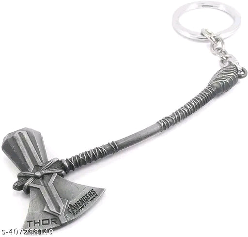 Thor's Stormbreaker and Hammer-axe Keychain