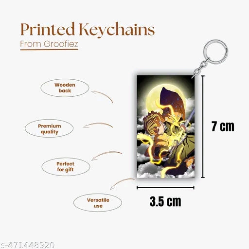 Gojo Anime Keychain